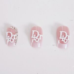 Luxury Nail Charms White